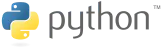 Python logo and wordmark 1